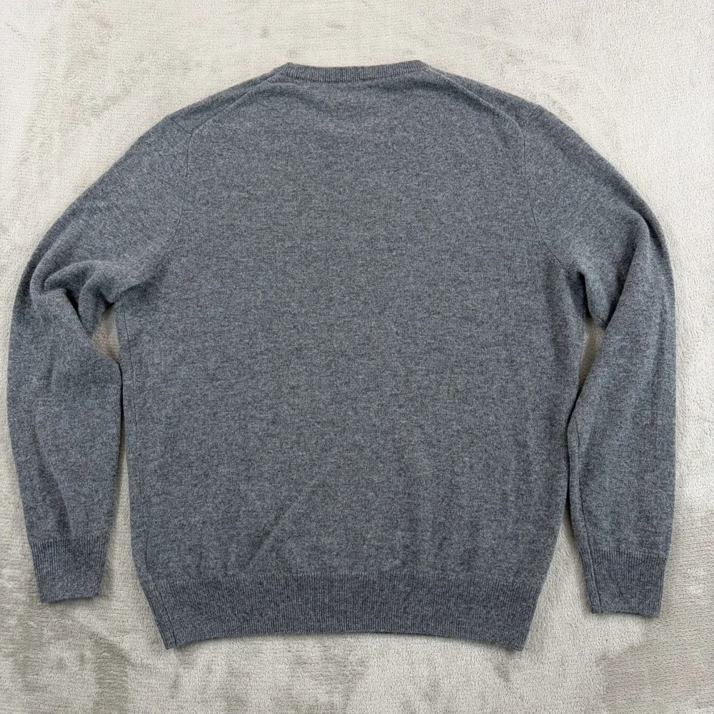 J. CREW Cashmere Crewneck Sweater in Heather Pyrite Men Medium NWOT‎ $158 BE895